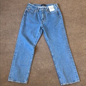 Abercrombie & Fitch Jeans Men 33x32 Authentic Rigid Denim relaxed Straight NWT